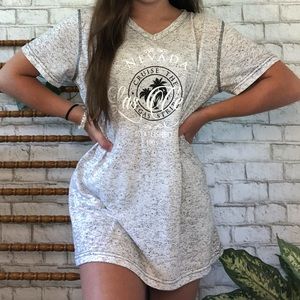 ✨ Oversized Grey Graphic Tee ✨